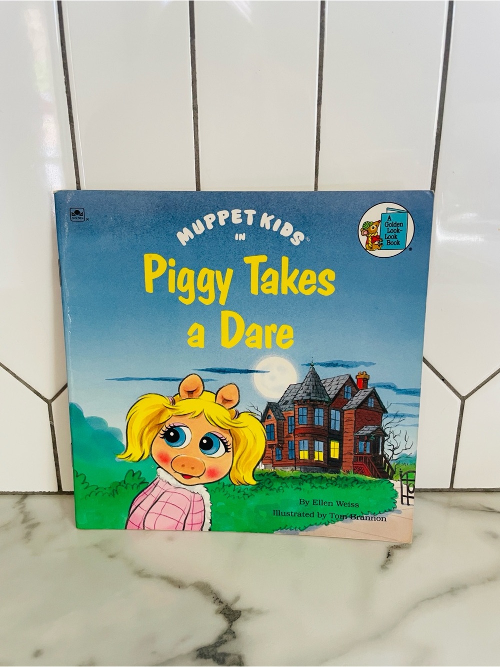 Vintage 1991 Muppet Kids in “Piggy Takes a Dare”, A Golden Look-Look Book